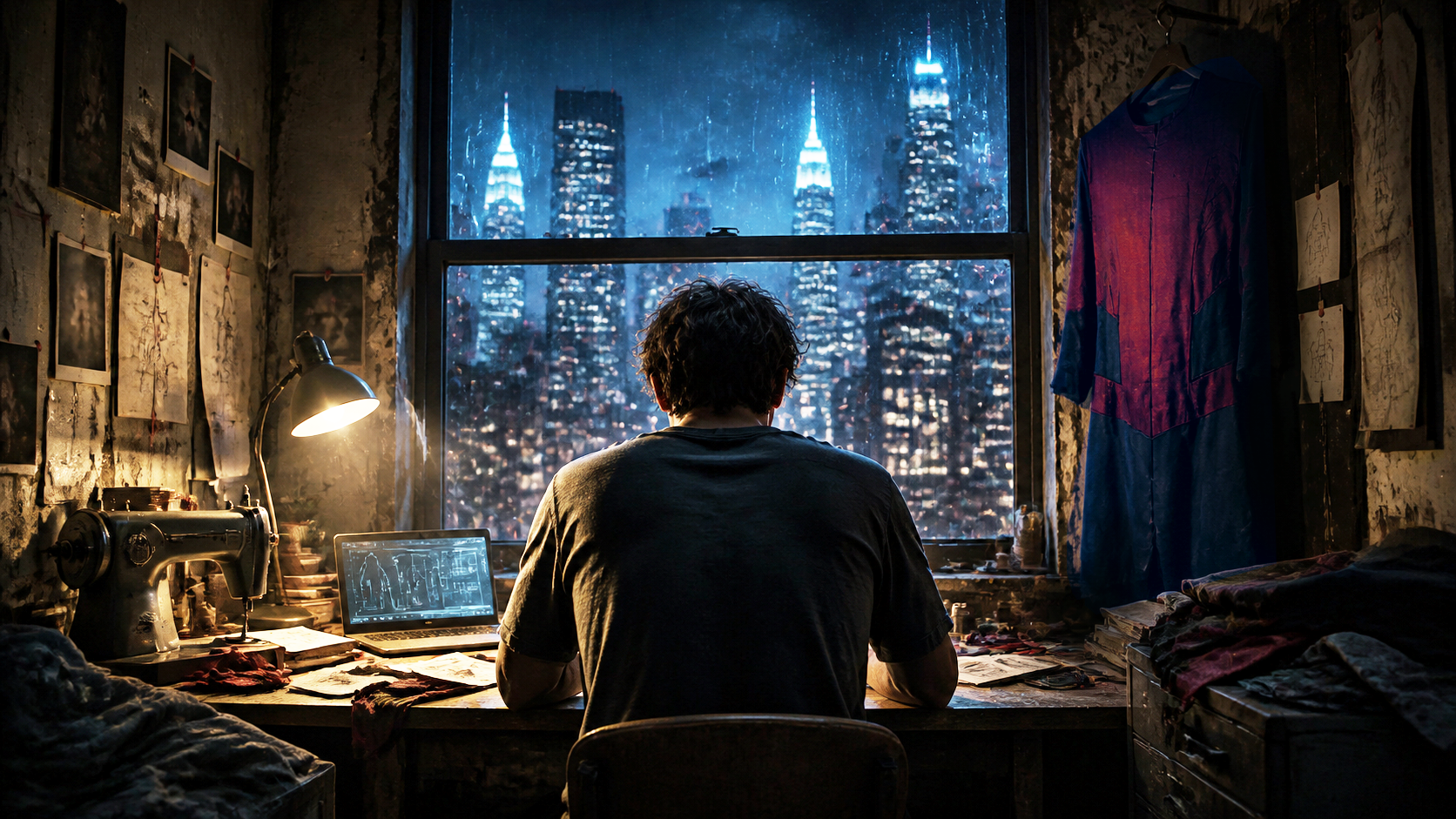 Peter Parker solo en un apartamento de Nueva York tras haber perdido su identidad